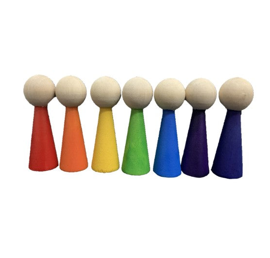 Little Rainbow People 7pc