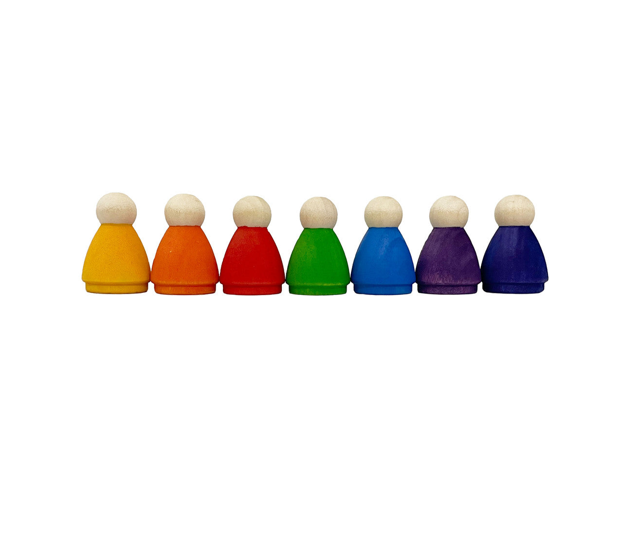 Rainbow Sumo People 7pc