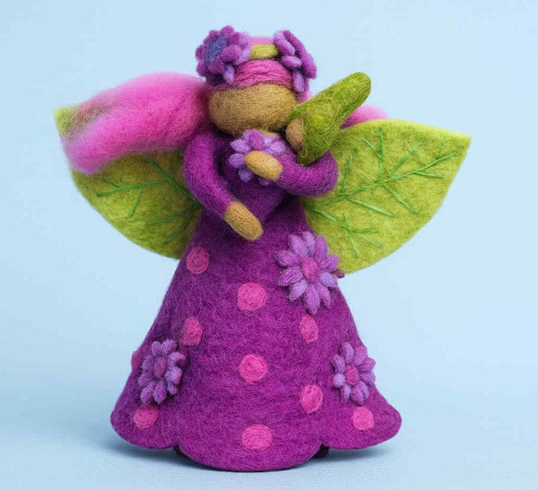 Amethyst Fairy Mother and baby - Large