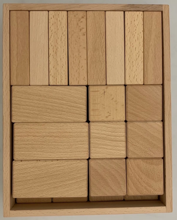 Mixed Wood Blocks Set - 30 pieces