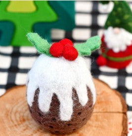 FELT - Christmas Pudding (Tall)