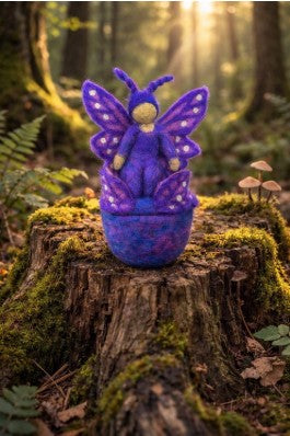 Easter Fairy Egg Purple