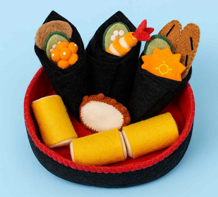 Eggrolls and Sushi Cones - 16pc (Felt)