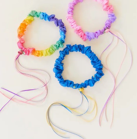 Garland - silk Headband for Dress Up - Blue Starry Night