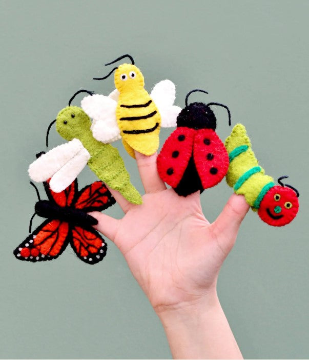 Insects and Bugs - Finger Puppet Set
