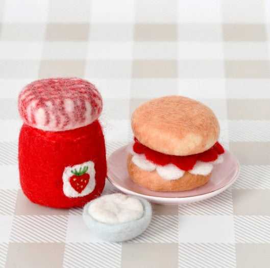 Felt - Strawberry Jam and Scone Set