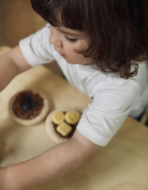 Pancake Stack & Fruit Set - Felt