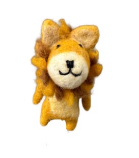 Leo the Lion Felt finger Puppet 1pc