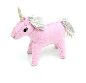 FELT - Pink Unicorn Toy & Thelma the Unicorn Board Book