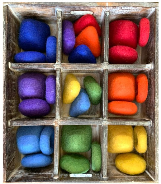 Rainbow 2 - Felt Tray 29pc