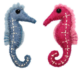 Felt Sea Horses/2pc