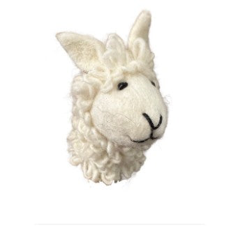 Lotti the Lama Felt Finger Puppet - 1pc