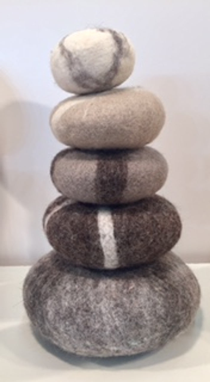 Felt Stacking Set 5pc Rock
