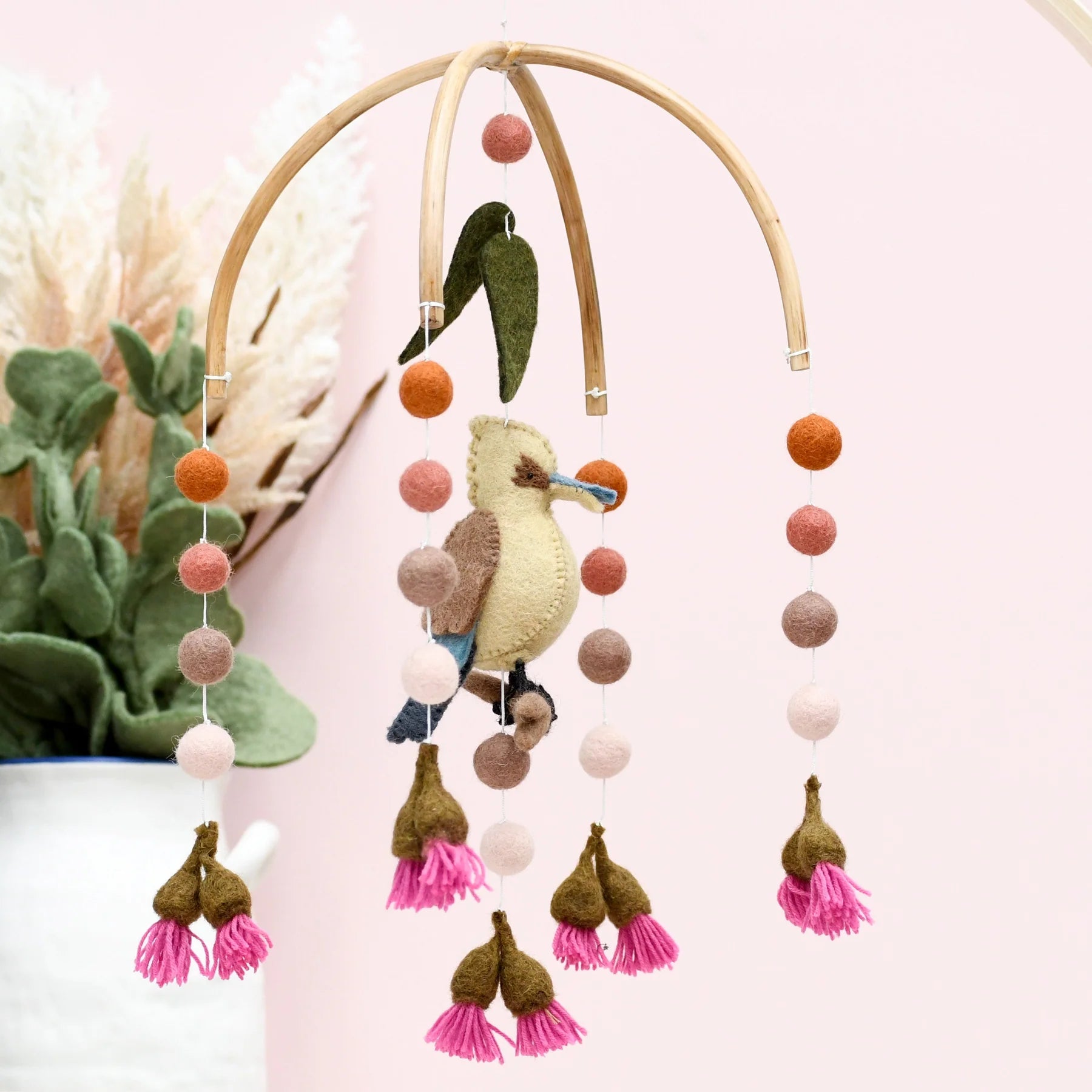 Kookaburra with Gum Blossom Nursery Mobile - Tara Treasures
