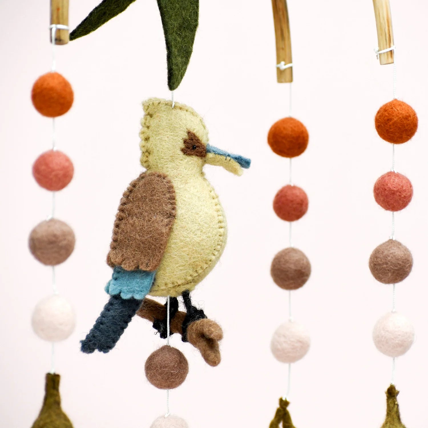 Kookaburra with Gum Blossom Nursery Mobile - Tara Treasures