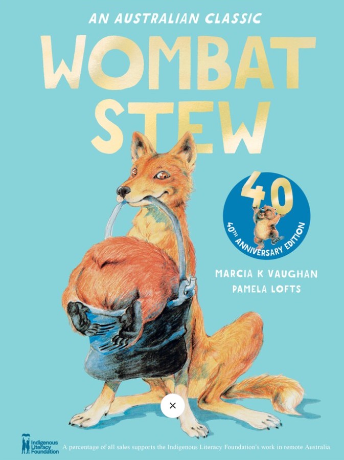 Wombat Stew Finger Puppet Set (8pc) + Hardback Book