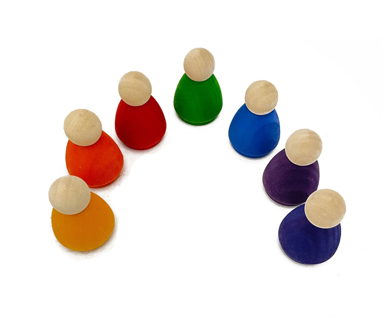 Rainbow Sumo People 7pc