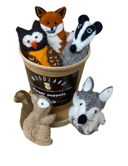 Woodland Animals - Finger Puppets 5pc