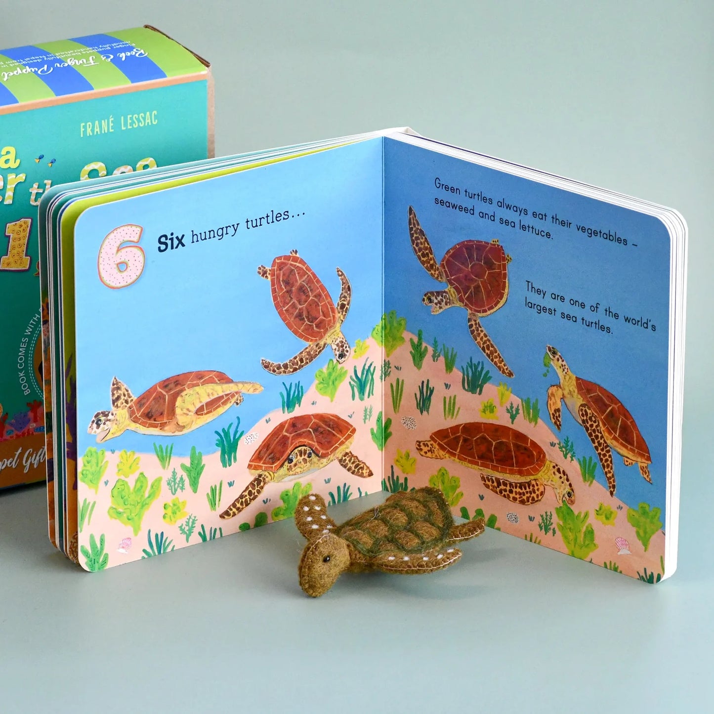 Australia Under the Sea 1, 2, 3 Finger Puppets & Book