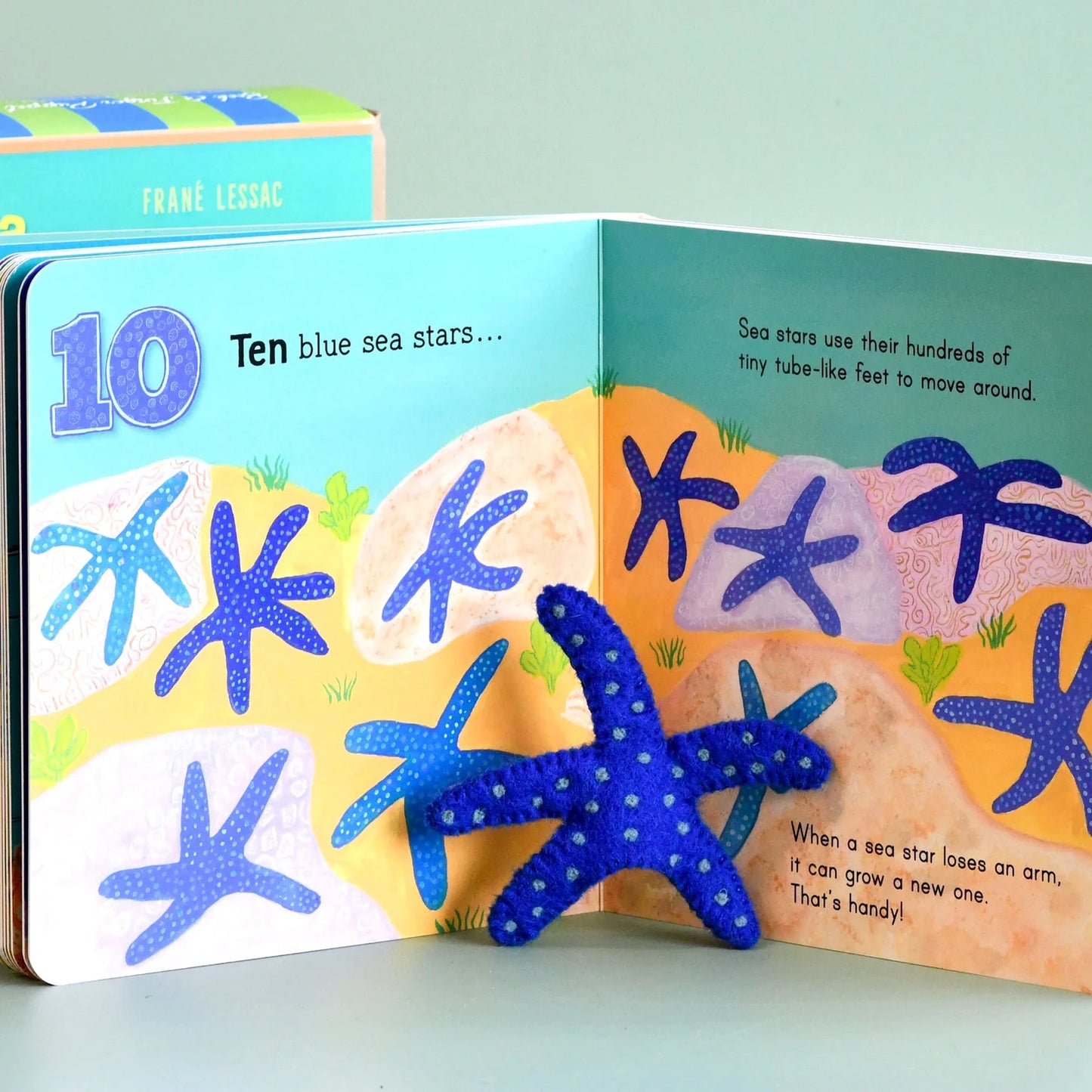 Australia Under the Sea 1, 2, 3 Finger Puppets & Book