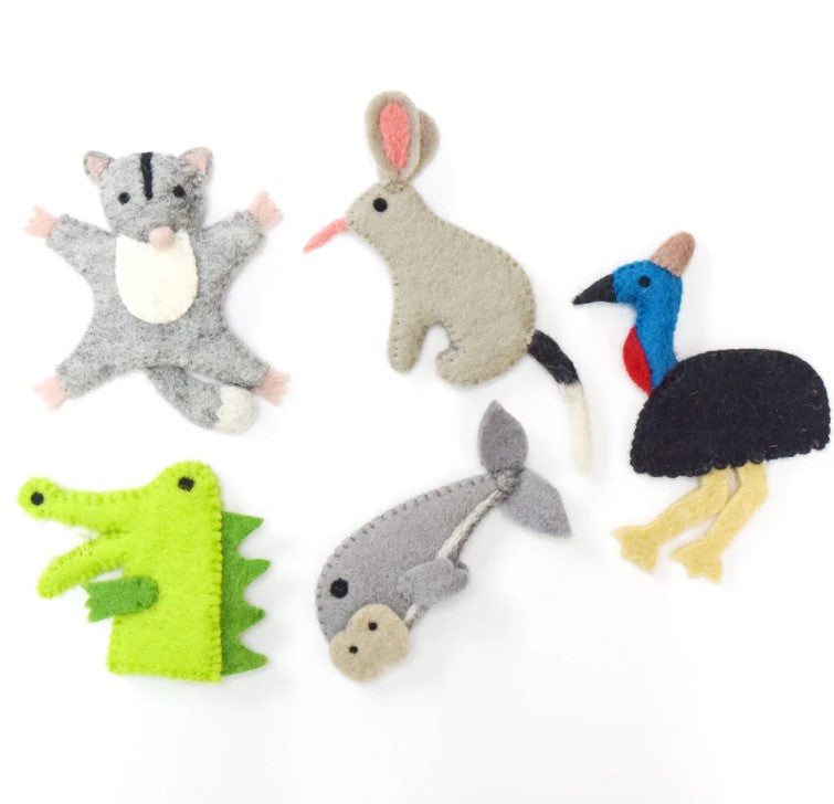 Australian Animals C - Finger Puppet Set