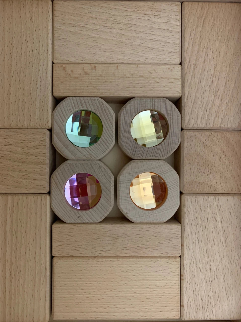 Mixed Wood Blocks Set - 30 pieces