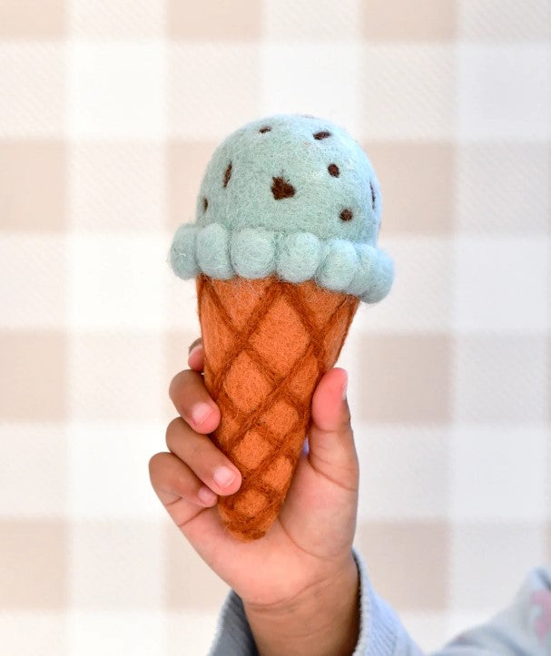 Felt Mint Chocolate Chip Ice Cream