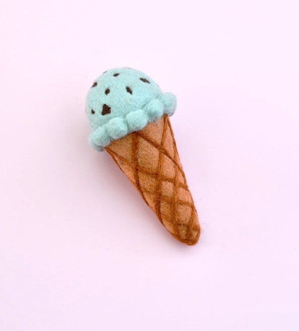 Felt Mint Chocolate Chip Ice Cream