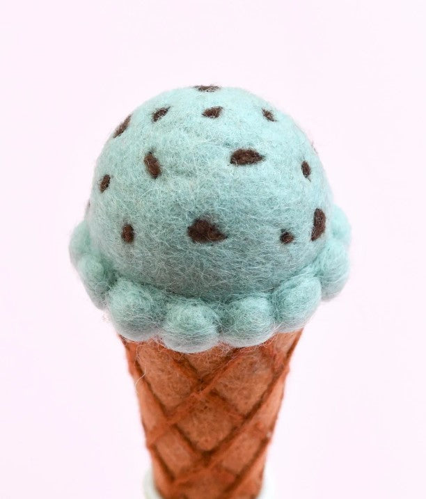 Felt Mint Chocolate Chip Ice Cream