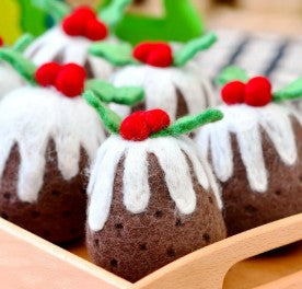 FELT -  Christmas Pudding (Tall)