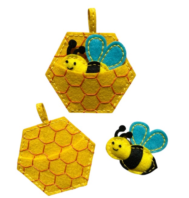 DIY Bee & Hive - 1pc