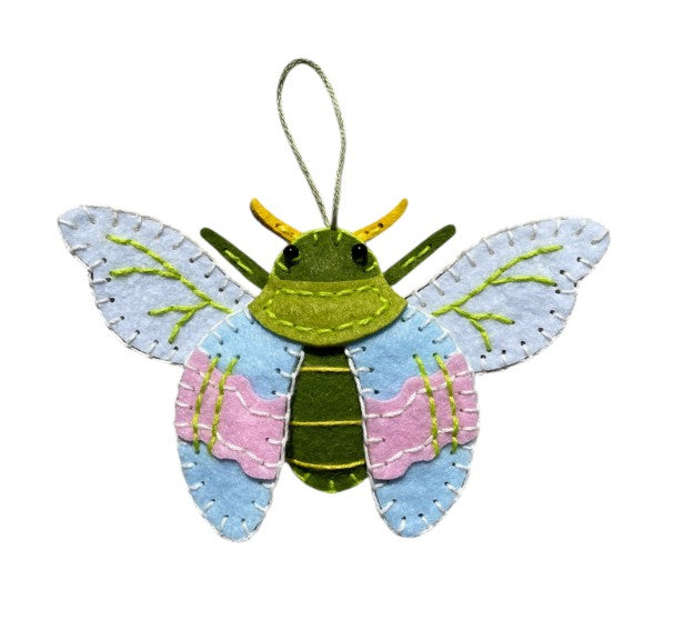 DIY Blue Pink Wing Bug 1pc