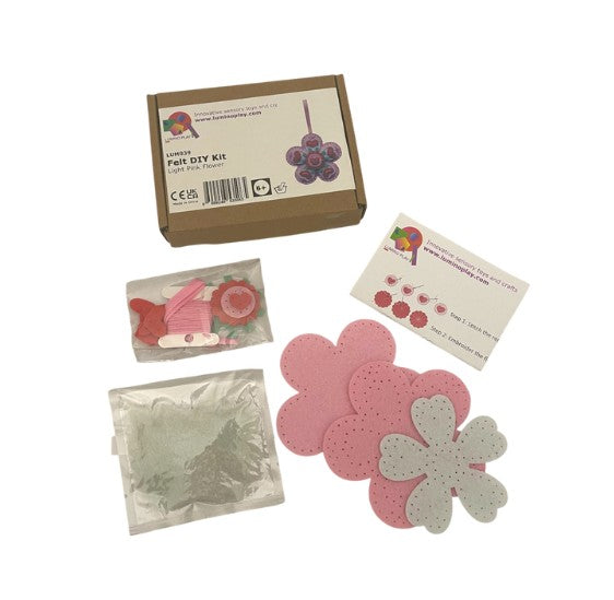 DIY Light Pink Flower 1pc