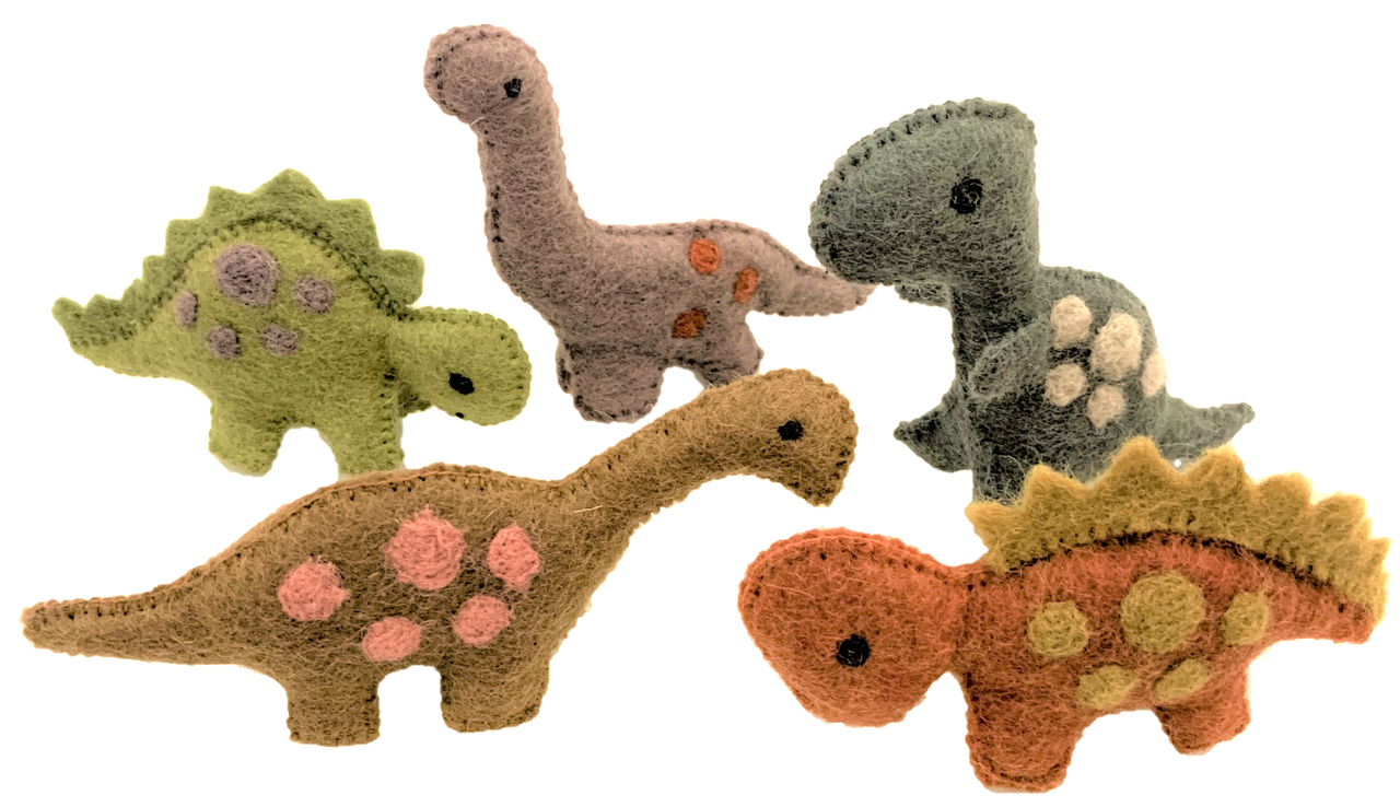 Dinosaurs Natural 5pc