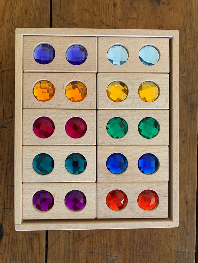 Double Gem Wooden Blocks - 20pc
