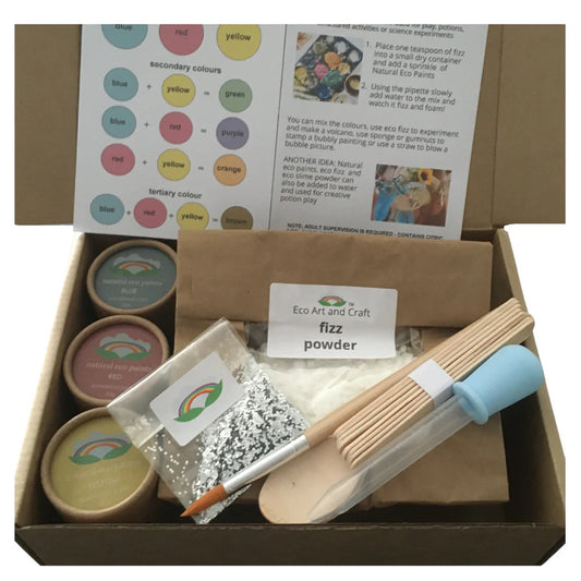 Eco Art & Crafts -  ECO FIZZ AND PAINT KIT: SENSORY PLAY, POTIONS, PAINTING etc