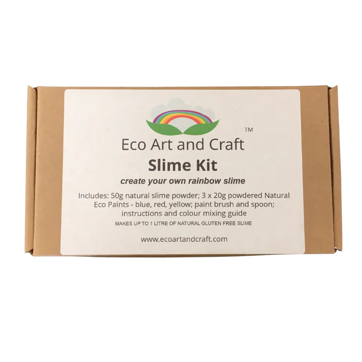 Eco Art & Craft - ECO SLIME KIT - CREATE YOUR OWN NATURAL RAINBOW SLIME: