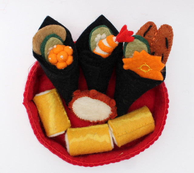 Eggrolls and Sushi Cones - 16pc (Felt)