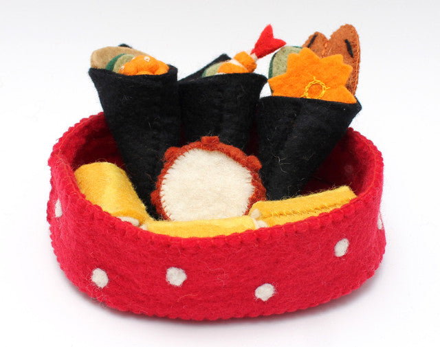 Eggrolls and Sushi Cones - 16pc (Felt)