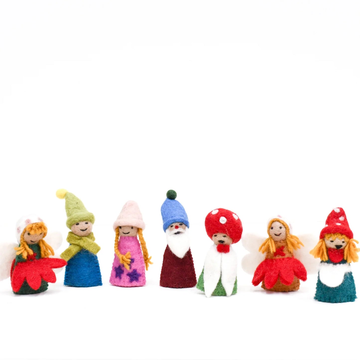 Fairies & Gnomes Finger Puppets