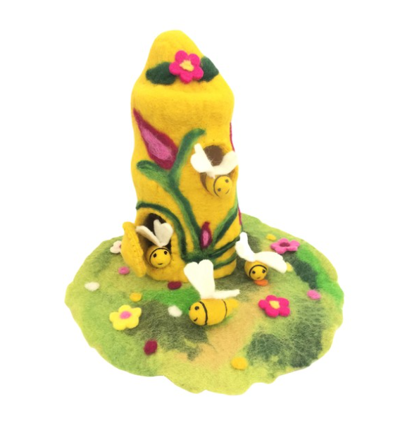 Fairy Home Beehive and Bees Magical Home