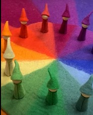 Goethe Gnomes 12pc - Dressed in Felt