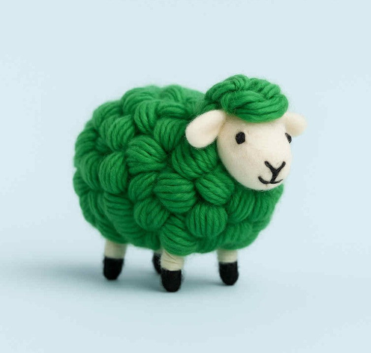 Large Felt Green Sheep (Green Sheep Only)