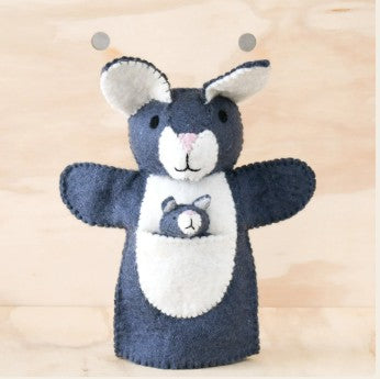 Grey Kangaroo Hand Puppet