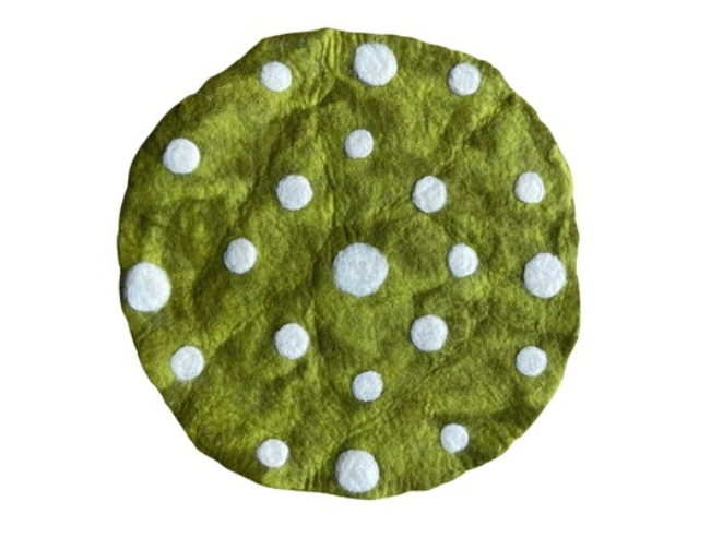 Green Mushroom Mat