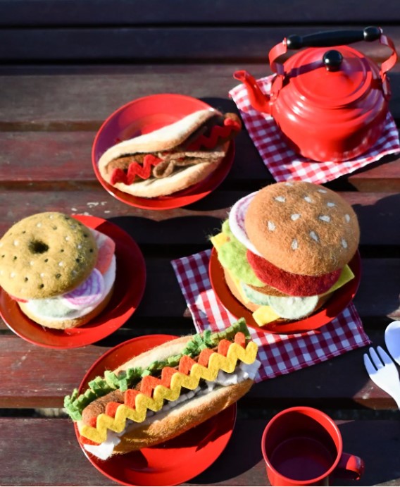 Hot Dog Set (Felt)