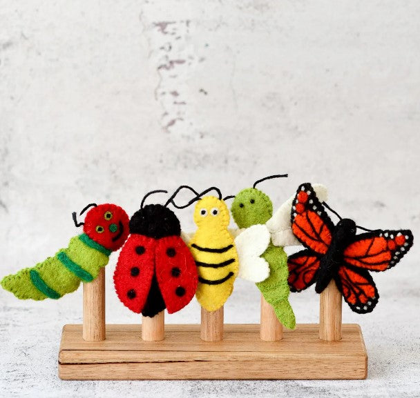 Insects and Bugs - Finger Puppet Set