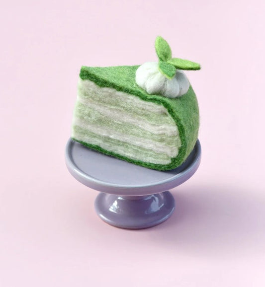 Felt Key Lime Cake Slice