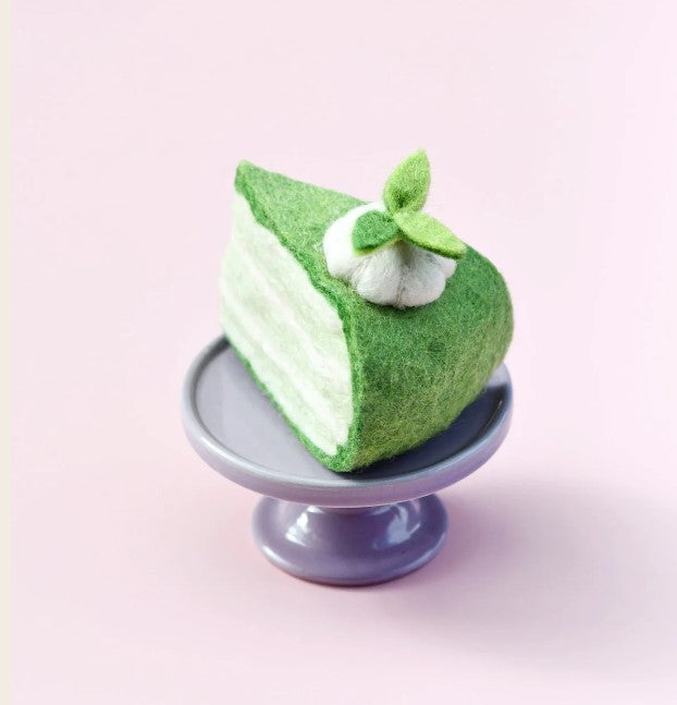 Felt Key Lime Cake Slice