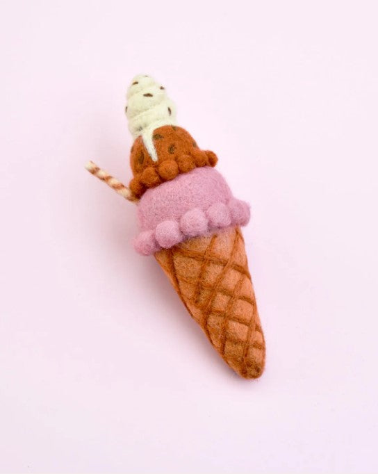 Neapolitan (Harlequin) Ice Cream (Felt)